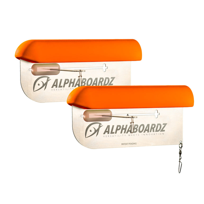 Orange Alphaboardz planer boards.