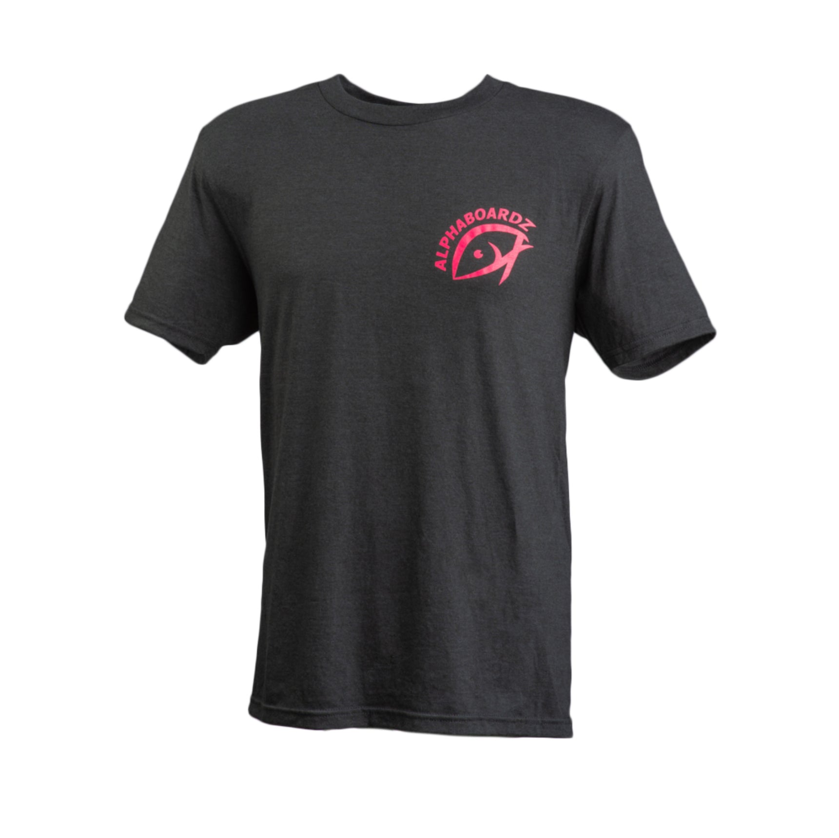 Alphaboardz pink soft tee, a perfect choice among fishing shirts for men.