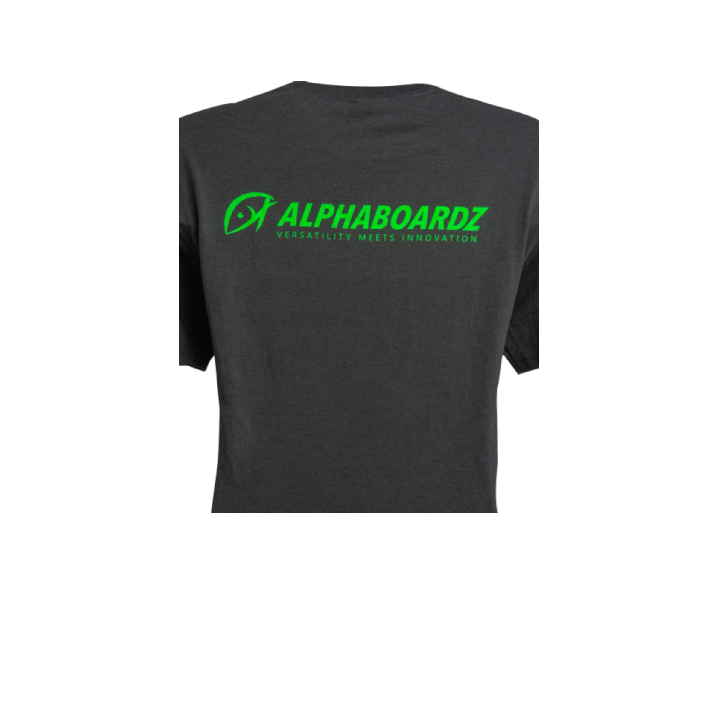 Alphaboardz green soft tee, a perfect choice among fishing shirts for men.