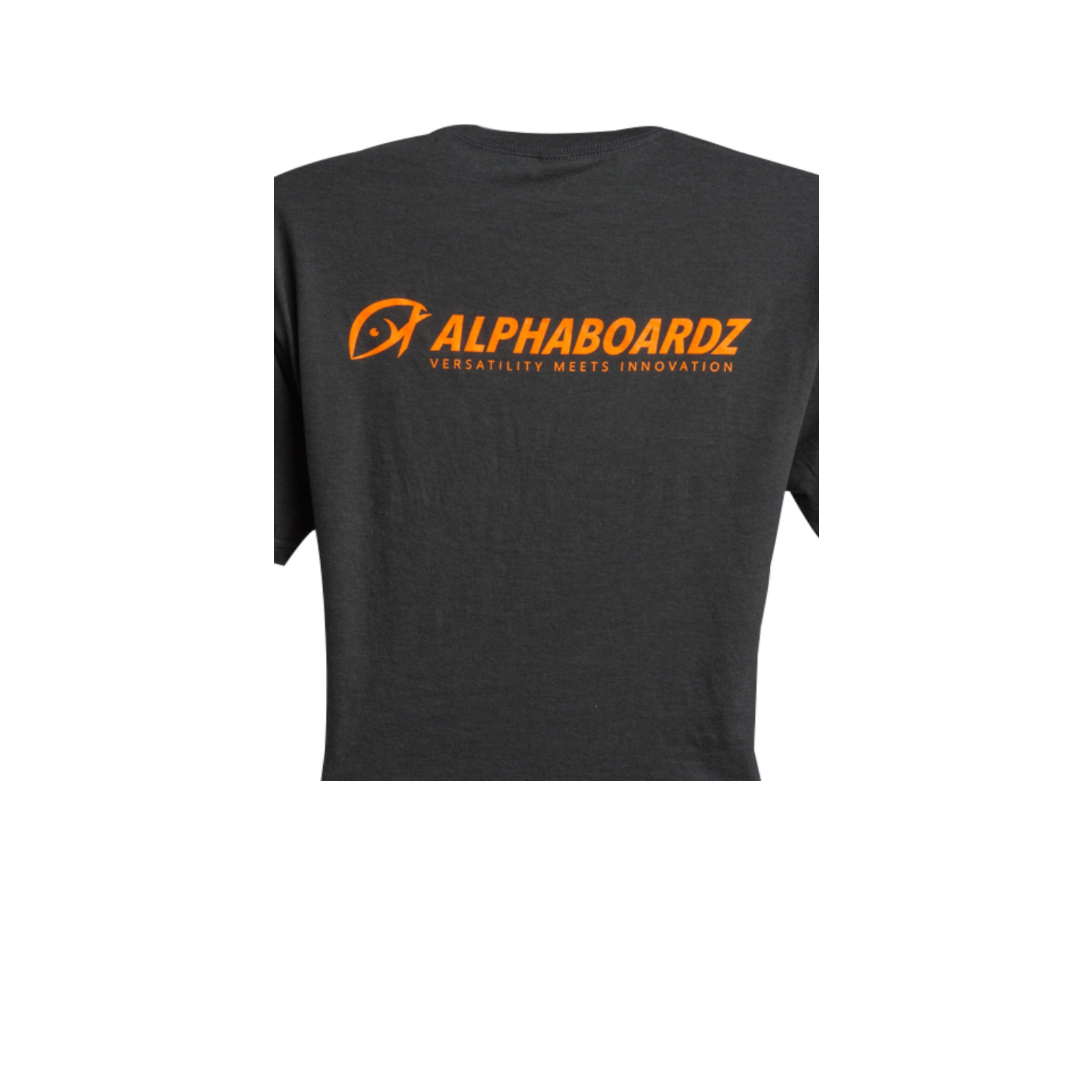 Alphaboardz orange soft tee, a perfect choice among fishing shirts for men.